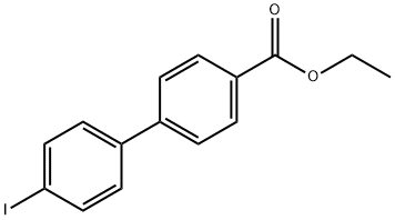 [1,1'-Biphenyl]-4-carboxylic acid, 4'-iodo-, ethyl ester 结构式