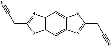 2,2'-(苯并[1,2-D:4,5-D']双(噻唑)-2,6-二基)二乙腈 结构式