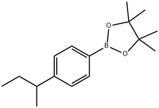 4-sec-Butylphenylboronic acid pinacol ester 结构式