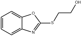 2-(苯并[D]恶唑-2-基硫基)乙醇 结构式