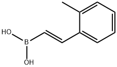 (E)-(2-甲基苯乙烯基)硼酸 结构式