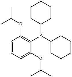 [2,6-二异丙氧基苯基]二环己基膦 结构式