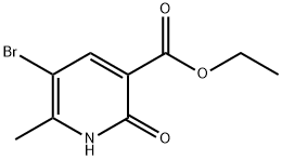 3-Pyridinecarboxylic acid, 5-bromo-1,2-dihydro-6-methyl-2-oxo-, ethyl ester 结构式