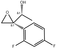 2-OxiraneMethanol, 2-(2,4-difluorophenyl)-α-Methyl-, (αR,2R)- 结构式
