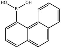 菲-4-基硼酸 结构式