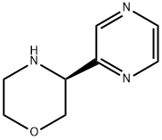 Morpholine, 3-(2-pyrazinyl)-, (3S)- 结构式