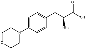4-（4-吗啉基）-L-苯丙氨酸 结构式