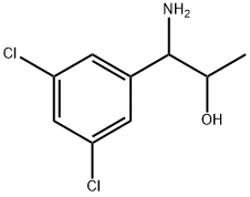 1-AMINO-1-(3,5-DICHLOROPHENYL)PROPAN-2-OL 结构式