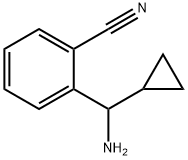 2-(amino(cyclopropyl)methyl)benzonitrile 结构式