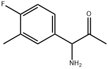 1-AMINO-1-(4-FLUORO-3-METHYLPHENYL)ACETONE 结构式