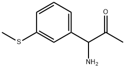 1-AMINO-1-(3-METHYLTHIOPHENYL)ACETONE 结构式