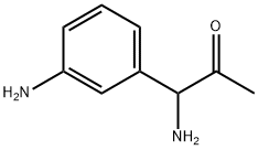 1-AMINO-1-(3-AMINOPHENYL)ACETONE 结构式