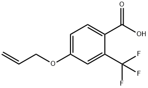 Benzoic acid, 4-(2-propen-1-yloxy)-2-(trifluoromethyl)- 结构式