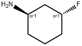 Cyclohexanamine, 3-fluoro-, (1R,3R)-rel- 结构式