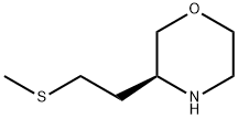 Morpholine, 3-[2-(methylthio)ethyl]-, (3S)- 结构式