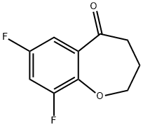 7,9-二氟-2,3,4,5-四氢-1-苯并氧杂-5-酮 结构式
