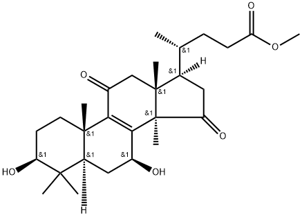 Methyl lucidenate N 结构式