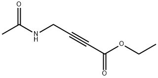 2-Butynoic acid, 4-(acetylamino)-, ethyl ester 结构式