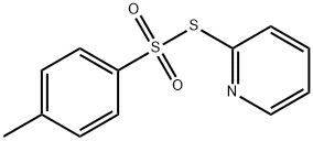 Benzenesulfonothioic acid, 4-methyl-, S-2-pyridinyl ester 结构式