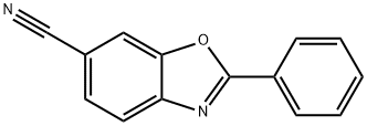 2-苯基苯并[D]噁唑-6-甲腈 结构式