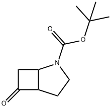 2-Azabicyclo[3.2.0]heptane-2-carboxylic acid, 6-oxo-, 1,1-dimethylethyl ester 结构式