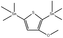 IN1667, (3-Methoxythiophene-2,5-diyl)bis(trimethylstannane) 结构式