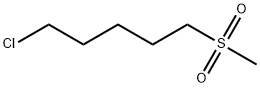 1-氯-5-甲磺酰基戊烷 结构式