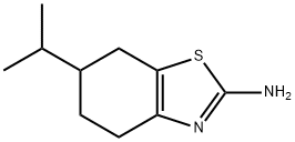 6-异丙基-4,5,6,7-四氢苯并[D]噻唑-2-胺 结构式