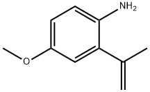 Benzenamine, 4-methoxy-2-(1-methylethenyl)- 结构式