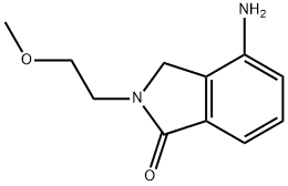 1H-Isoindol-1-one, 4-amino-2,3-dihydro-2-(2-methoxyethyl)- 结构式