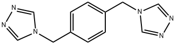 1,4-双((4H-1,2,4-三唑-4-基)甲基)苯 结构式