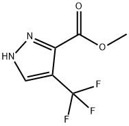 4-(三氟甲基)-1H-吡唑-3-羧酸甲酯 结构式