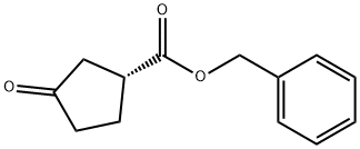 benzyl (R)-3-oxocyclopentane-1-carboxylate 结构式