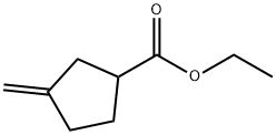 Cyclopentanecarboxylic acid, 3-methylene-, ethyl ester 结构式