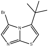 Imidazo[2,1-b]thiazole, 5-bromo-3-(1,1-dimethylethyl)- 结构式