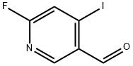 3-Pyridinecarboxaldehyde, 6-fluoro-4-iodo- 结构式