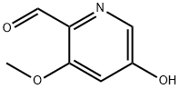 5-羟基-3-甲氧基吡啶甲醛 结构式