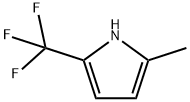 1H-Pyrrole, 2-methyl-5-(trifluoromethyl)- 结构式