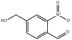 4-(羟甲基)-2-硝基苯甲醛 结构式