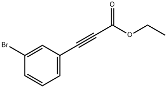 2-Propynoic acid, 3-(3-bromophenyl)-, ethyl ester 结构式