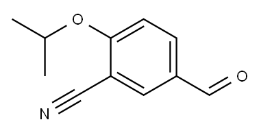 5-甲酰基-2-异丙氧基苄腈 结构式