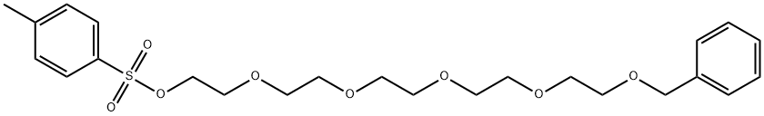 五乙二醇单苄醚对甲苯磺酸酯 结构式