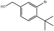 Benzenemethanol, 3-bromo-4-(1,1-dimethylethyl)- 结构式