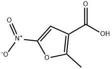 2-甲基-5-硝基呋喃-3-羧酸 结构式