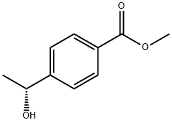 (R)-4-(1-羟乙基)苯甲酸甲酯 结构式