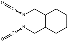 Cyclohexane, 1,2-bis(isocyanatomethyl)- 结构式
