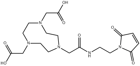Maleimido-mono-amide-NOTA 结构式