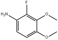 2-氟-3,4-二甲氧基苯胺 结构式