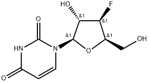 化合物 3'-DEOXY-3'-FLUORO-XYLO-URIDINE 结构式