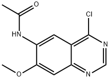 Acetamide, N-(4-chloro-7-methoxy-6-quinazolinyl)- 结构式